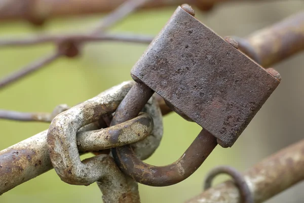 Stock image Rusty old lock