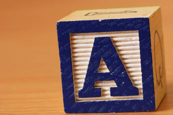 Blok alfabetu — Zdjęcie stockowe