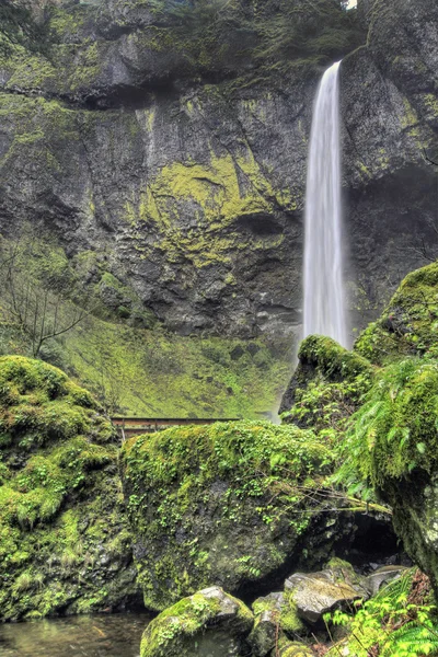 Elowah Falls em Columbia Gorge — Fotografia de Stock