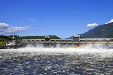Historic Bonneville Dam 3 clipart