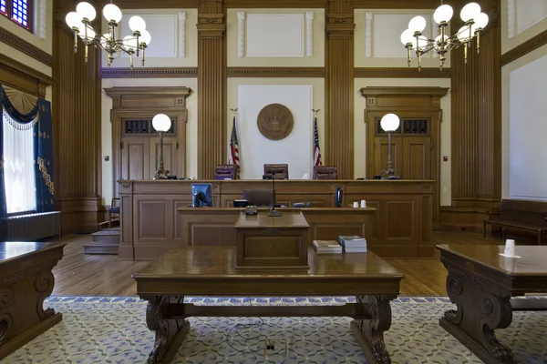 Appellationsdomstol rättssalen 3 — Stockfoto
