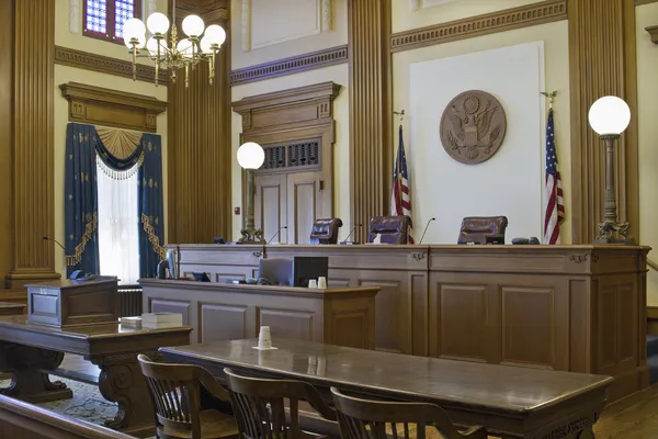 上诉法院的审判室 2 — 图库照片
