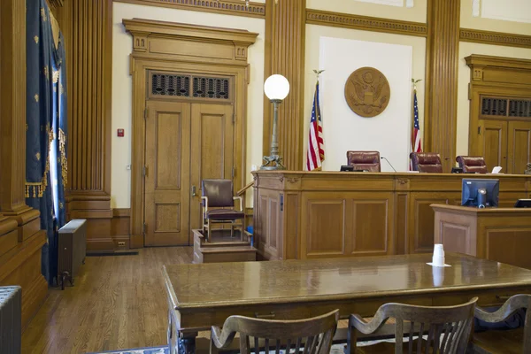 上诉法院的审判室 — 图库照片