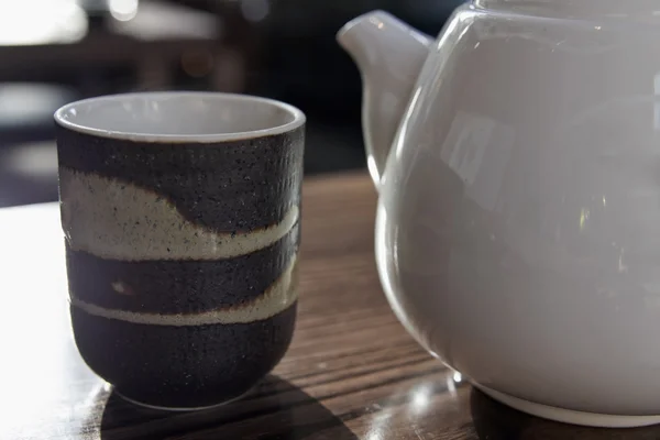 stock image Japanese Teapot and Teacup 2