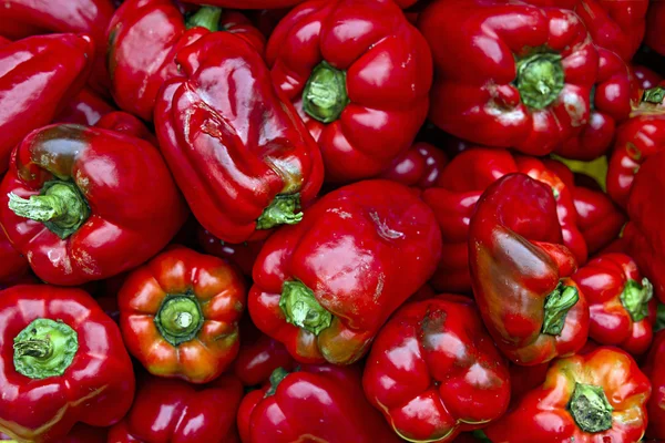 Red Bell Peppers — Stock Photo, Image