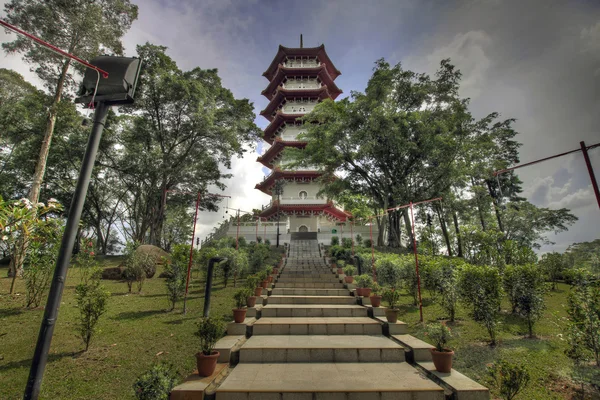 Singapur čínské zahradní pagoda — Stock fotografie