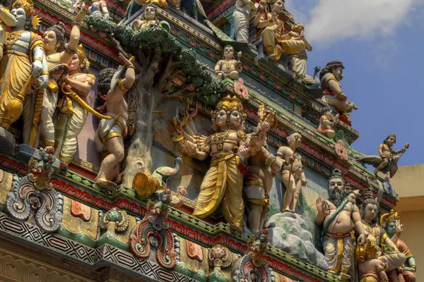 Šrí veeramakaliamman hinduistický chrám Singapur 2 — Stock fotografie