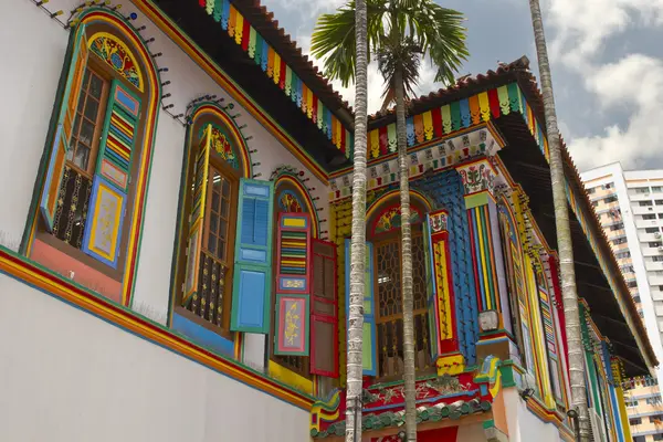 Histórico colorido Peranakan House 2 — Foto de Stock
