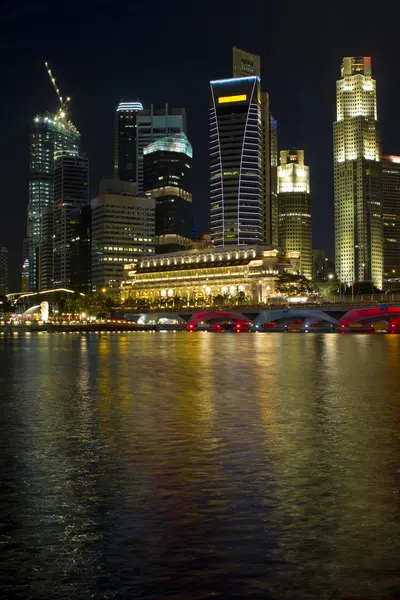 Небесна ніч у Сінгапурі — стокове фото