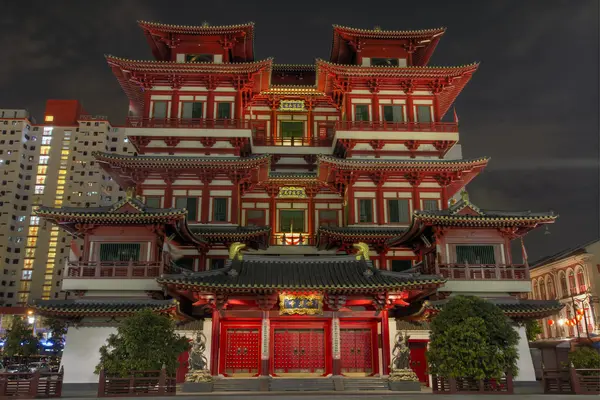 Buddha Tooth Relic Chinese Temple — Stock Photo, Image