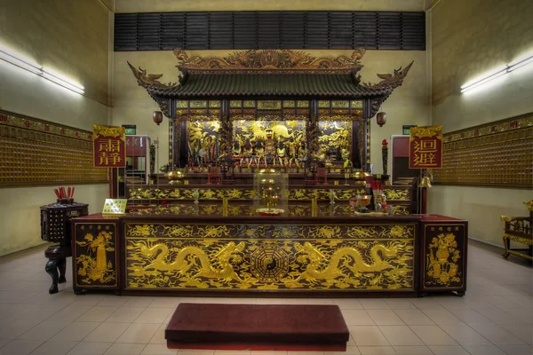 Temple chinois autel des dieux — Photo