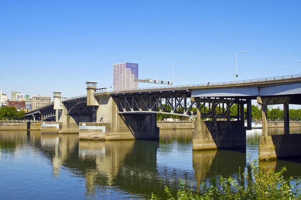 Morrison Bridge Portland Oregon — Stock Photo, Image