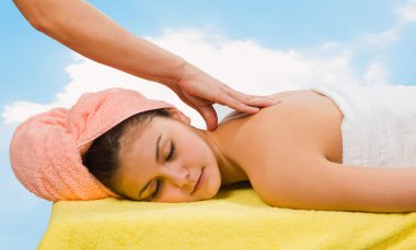 Spa Relaxing.Massage clipart