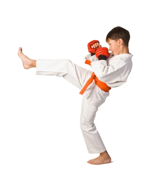 Chłopiec Aikido — Zdjęcie stockowe