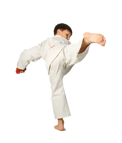 Aikido jongen — Stockfoto