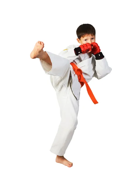 Chłopiec Aikido — Zdjęcie stockowe