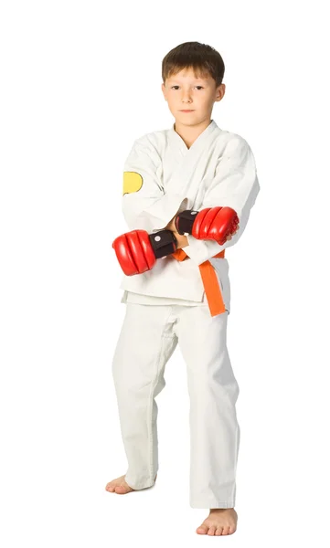 Rapaz Aikido — Fotografia de Stock