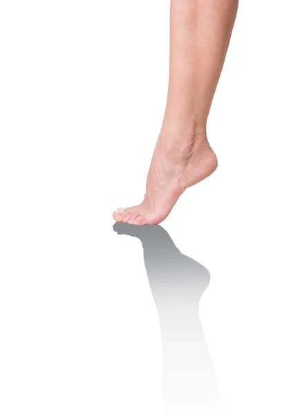 Нога сексуальной женщины — стоковое фото