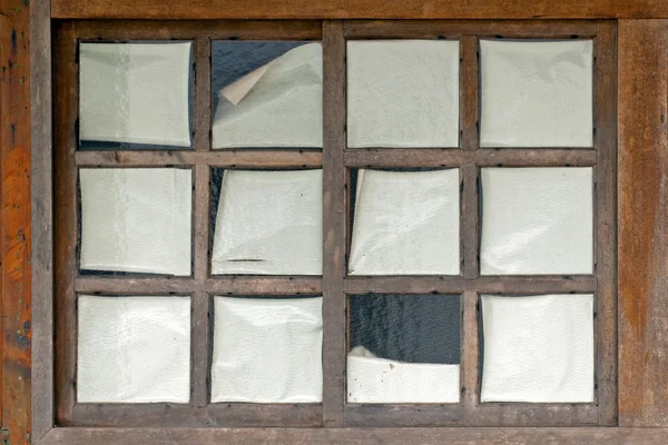 歴史的な木製の窓 — ストック写真
