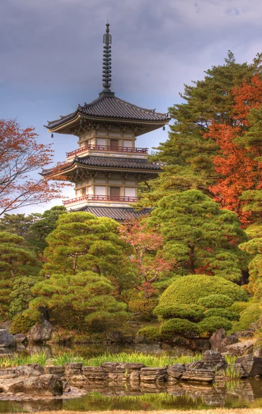Rinoji Temple pagoda — Stock Photo, Image