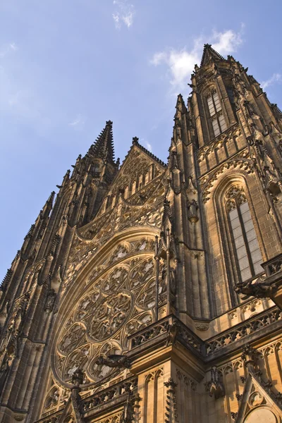 Cattedrale di San Vito-Castello di Praga — Foto Stock