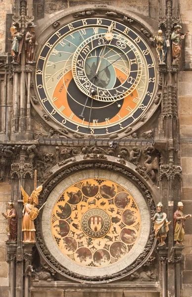 Astronomische klok-Praag — Stockfoto