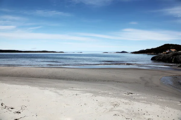 農村ニューファンドランドの砂浜のビーチ風景 — ストック写真