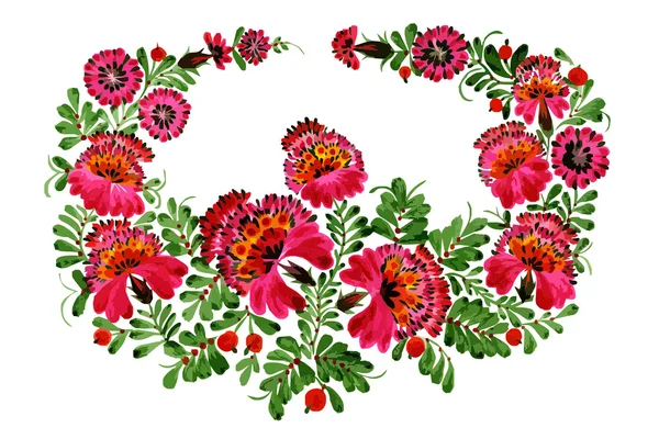 装飾的な花 — ストックベクタ