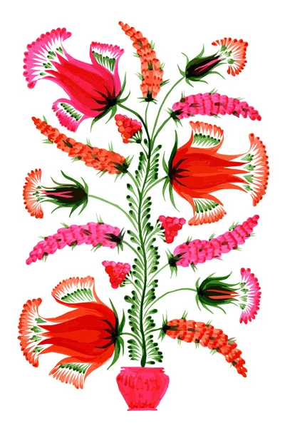 Flores decorativas — Archivo Imágenes Vectoriales