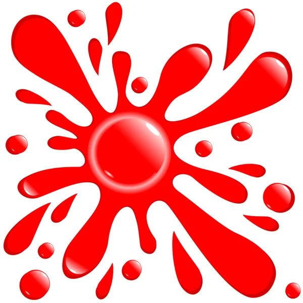 Vecteur de tache rouge eps10 — Image vectorielle