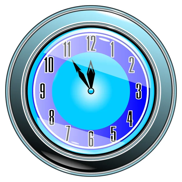 Horloge à bouton eps10 — Image vectorielle