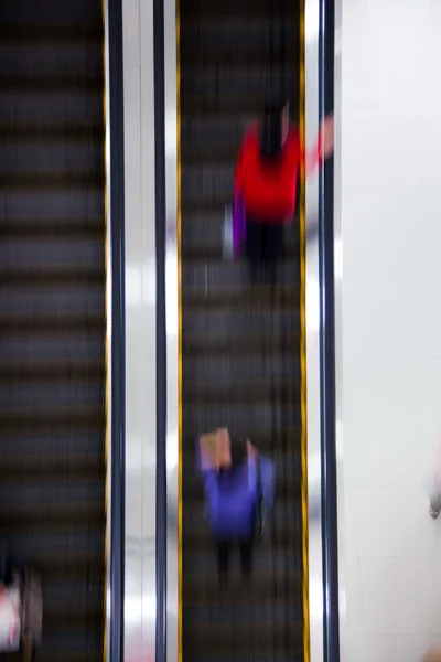 Motion blurred on stairs — Stock Photo, Image
