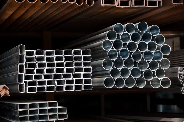 Metallic pipes — Stock Photo, Image