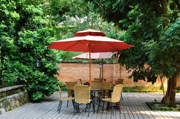 Letnie patio — Zdjęcie stockowe