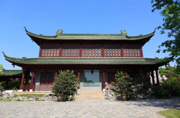 Китайское здание в старом стиле — стоковое фото