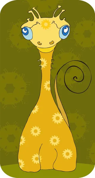 Animal amarillo — Archivo Imágenes Vectoriales