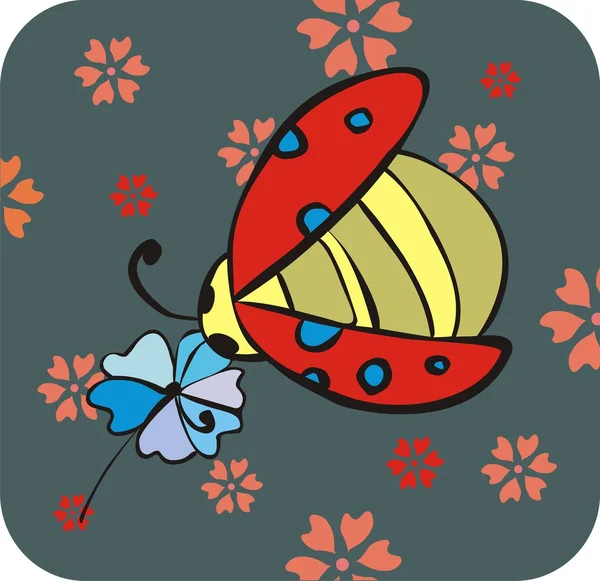 Ladybird — Stock vektor