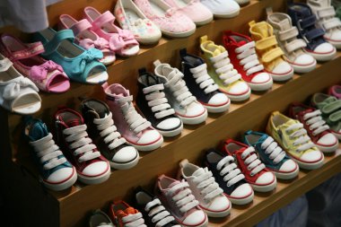 Children's sneakers clipart