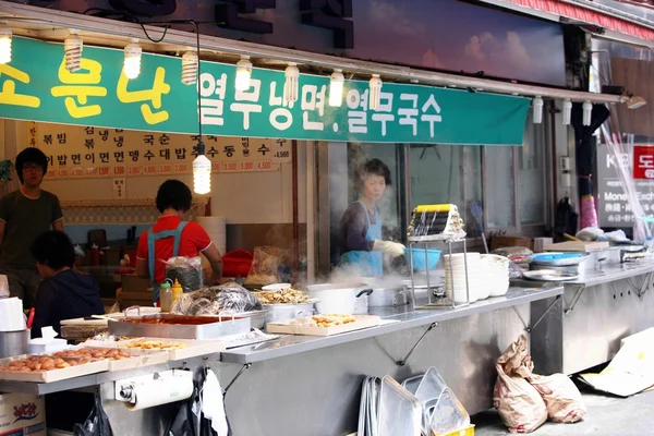 stock image Market with food