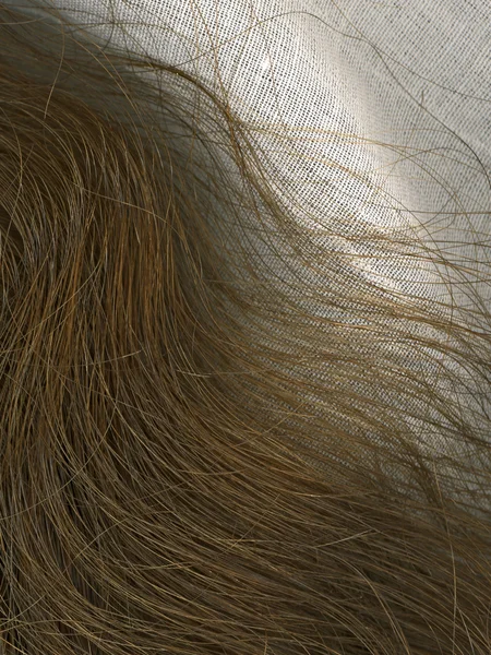 卷曲的头发 — 图库照片