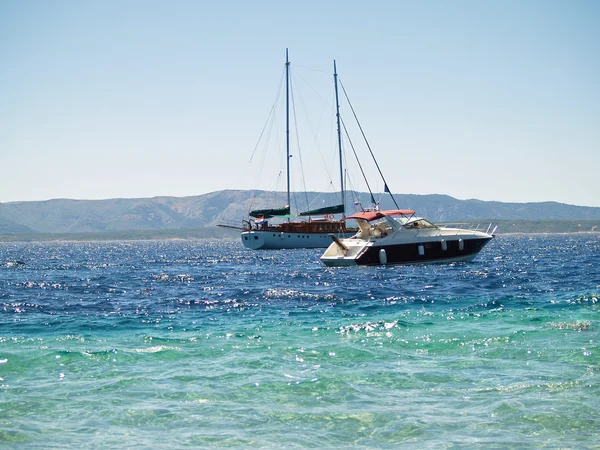 stock image Beautiful yachts