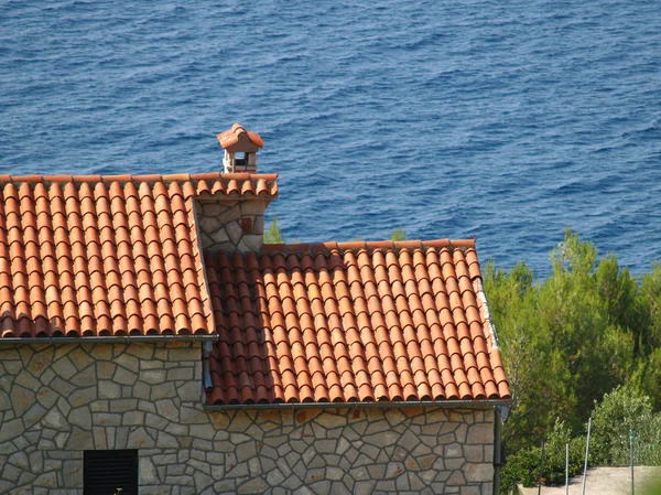 stock image Red roof