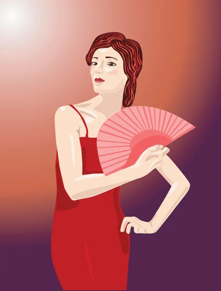 Sophisticated Lady — Stock Vector