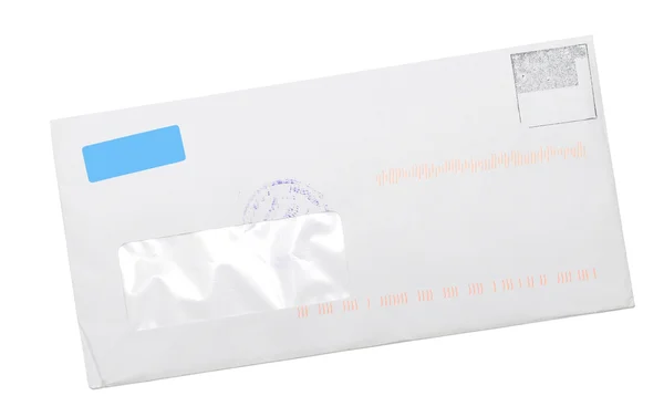 Envelope branco — Fotografia de Stock