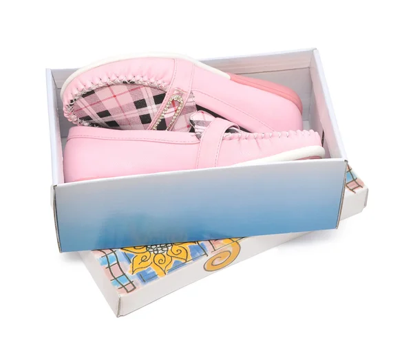Schoenen in een doos — Stockfoto
