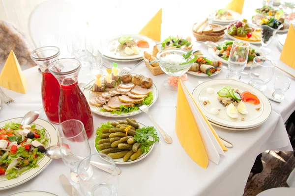 The served table — Stock Photo, Image