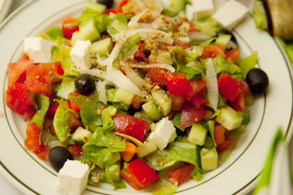 A görög saláta Jogdíjmentes Stock Képek