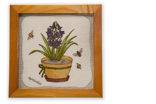 Picture embroidered — Stock Photo, Image