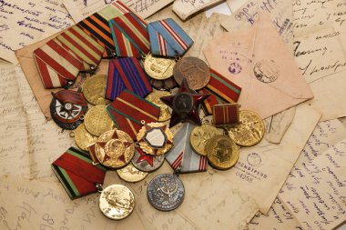 Medals and letters