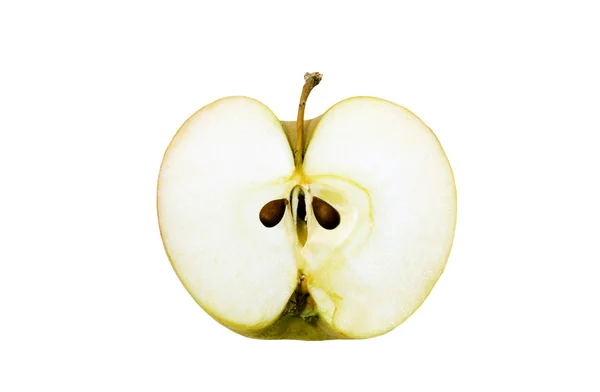 Mitad de manzana — Foto de Stock
